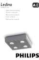 Philips Ledino 31602/31/16 User Manual