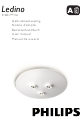 Philips Ledino 31601/31/16 User Manual