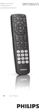 Philips SRP2006/55 User Manual