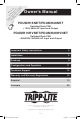 Tripp Lite SLT Owner's Manual