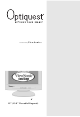 ViewSonic Optiquest Z50 User Manual