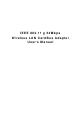 Zonet 802.11 g 54Mbps Wireless LAN CardBus Adapter User Manual