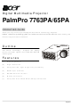 Acer PalmPro 7763PA Operating Manual