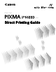 Canon PIXMA iP6600D Series Direct Printing Manual