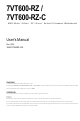 Gigabyte 7VT600-RZ User Manual