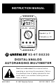 Greenlee 93-97 Instruction Manual