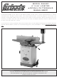 Grizzly G0452Z Manual Insert
