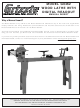 Grizzly G0462 Manual Addendum