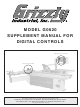 Grizzly G0620 Supplement Manual