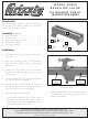 Grizzly G0625 Instruction Sheet