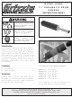 Grizzly H2882 Instruction Sheet