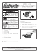 Grizzly H6192 Instruction Sheet