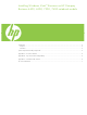 HP Tc4400 - Compaq Tablet PC Introduction Manual