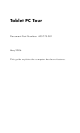 HP Compaq tc4400 Hardware Manual