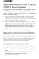 HP Compaq Presario,Presario 7895 Important Information