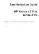 HP Vectra VE5 2 Supplementary Manual