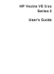 HP Vectra VE5 2 User Manual