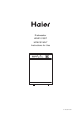 Haier HDW101SS Instructions For Use Manual