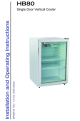 Haier HB80 Installation And Operating Instructions Manual