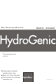 HydroGenic A P18 User Manual
