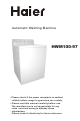 Haier HWM100-97 User Manual