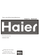 Haier HWM50-23BS User Manual