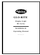 Hatco GLO-RITE HL-18 Installation & Operating Manual