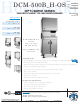 Hoshizaki DCM-500BAH-OS Dimensions