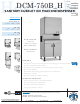 Hoshizaki DCM-750BAH Dimensions