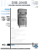 Hoshizaki DM-200B Dimensions