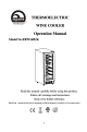 Igloo FRW160UK Operation Manual