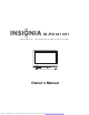 Insignia IS-PD101351 Owner's Manual