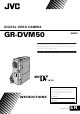 JVC GR-DVM50 Instructions Manual