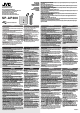 JVC SP-AP300 Instructions