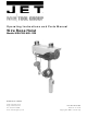 Jet WRH-1320 Operating Instructions And Parts Manual