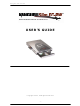 Kanguru Slim FC-RW User Manual