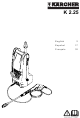 Kärcher K 2.25 Operator's Manual