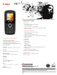 Kyocera S1600 Specifications