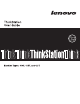 Lenovo ThinkStation D10 6493 User Manual