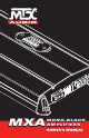 MTX MXA4001 Owner's Manual