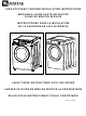 Maytag Neptune MAH8700AW Install Manual