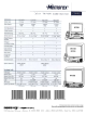 Memorex MVT2090 Specification Sheet