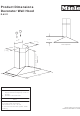 Miele DA211 Dimension Manual
