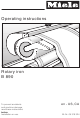 Miele B 890 Operating Instructions Manual