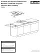Miele KM404 Dimension Manual