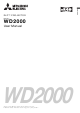 Mitsubishi Electric WD2000U User Manual