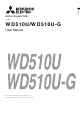 Mitsubishi Electric WD510U User Manual