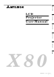 Mitsubishi X80 User Manual