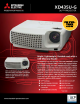 Mitsubishi Electric DLP XD435U-G Specification Sheet