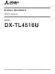 Mitsubishi Electric DX-TL4516U User Manual